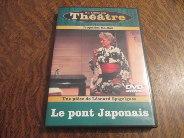 dvd au coeur du theatre jacqueline maillan le pont japonais