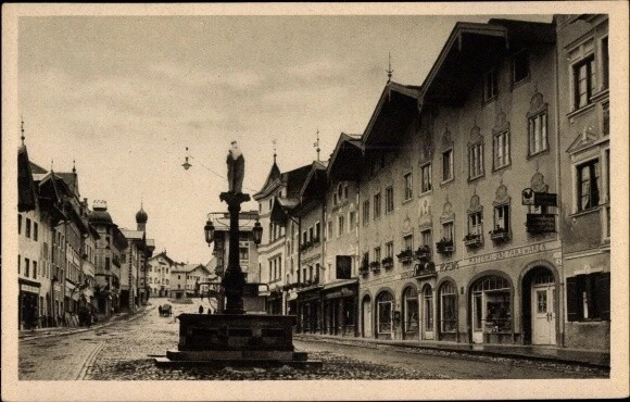 Ak Bad Tölz in Oberbayern, Marktstraße - 3626420