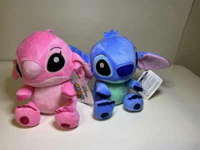 stitch and angel stuffed animals