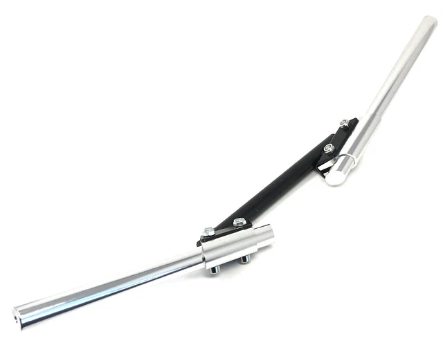 Motorbike Adjustable Handlebars SILVER for Suzuki GSF Bandit 600 650 1200 1250