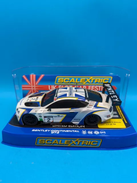 Scalextric C3515 Bentley Continental GT3 UK Slot Car 2015