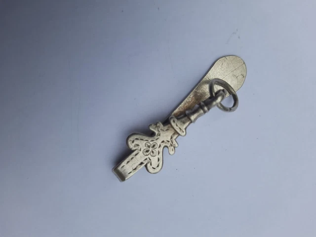 ANCIENNE PETITE CHATELAINE En Argent Poinçon AG. 10,5 Grs. EUR 20,00 - PicClick FR