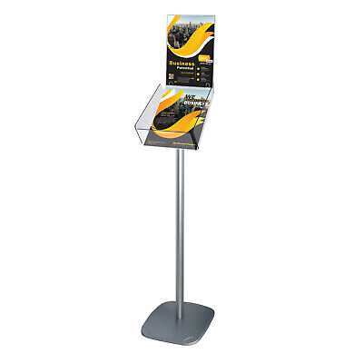 Plakattasche DIN A4 Hochformat/Prospekthalter Flyer-Ständer Werbung Aufsteller Preisschild 