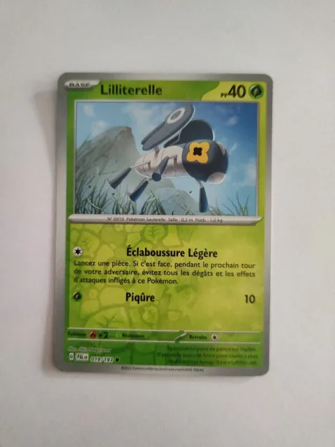 Carte Pokémon - Lilliterelle Reverse 019/193 - Évolutions À Paldea EV2
