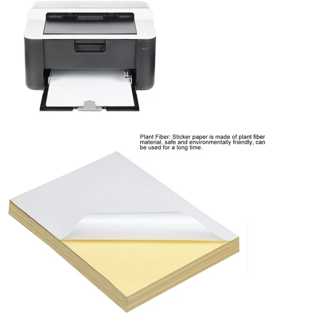Adhesive Paper Printing