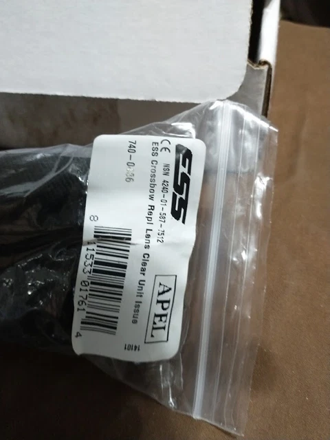 ESS by Oakley - US Military Unit Issued - Ballistic Glasses - Clear w/Case *NEW* ESS by Oakley - US Military Unit Issued - Ballistic Glasses - Clear w/Case *NEW*