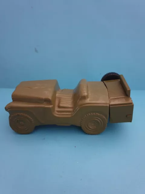 Avon Bottle 🎁 WW2 Army Jeep (EMPTY) 1970s - FAST POST