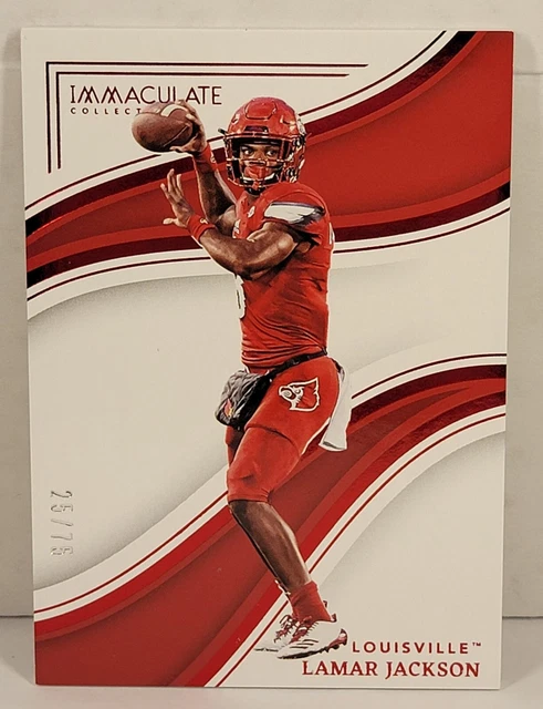 2023 Panini Immaculate Collegiate Lamar Jackson #33 Louisville Cardinals /75