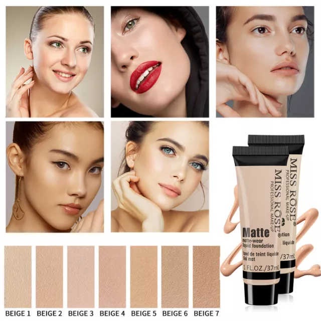 Liquid Miss Face Waterproof Foundation Primer Matte Rose Cream Concealer/ ∑