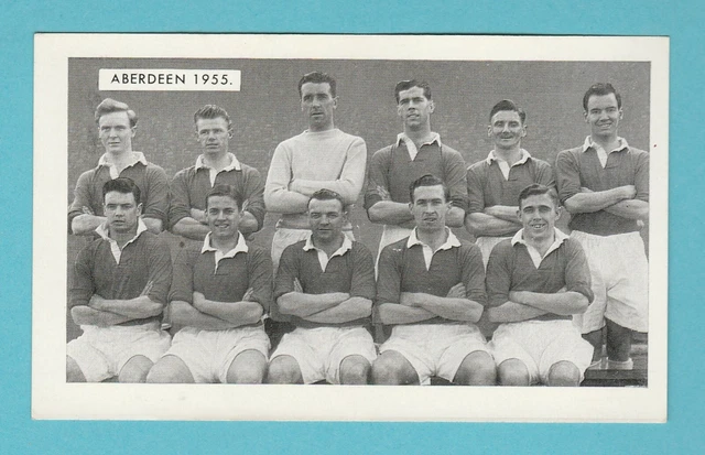 Football - D. C. Thomson - Football Team Card  -  Aberdeen  Of 1955  -  1962