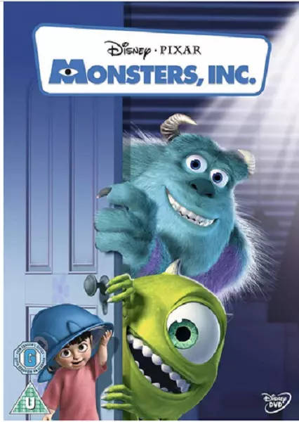 Monsters Inc. DVD Disc Only Supplied In Paper Sleeve