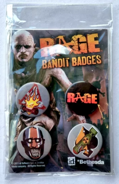 Rage: Bandit Badges | Promotional Promo Collector's Pins