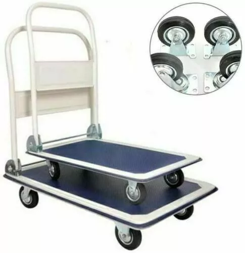 Heavy Duty Folding Platform Hand Sack Trolley Truck Cart Barrow Ukes