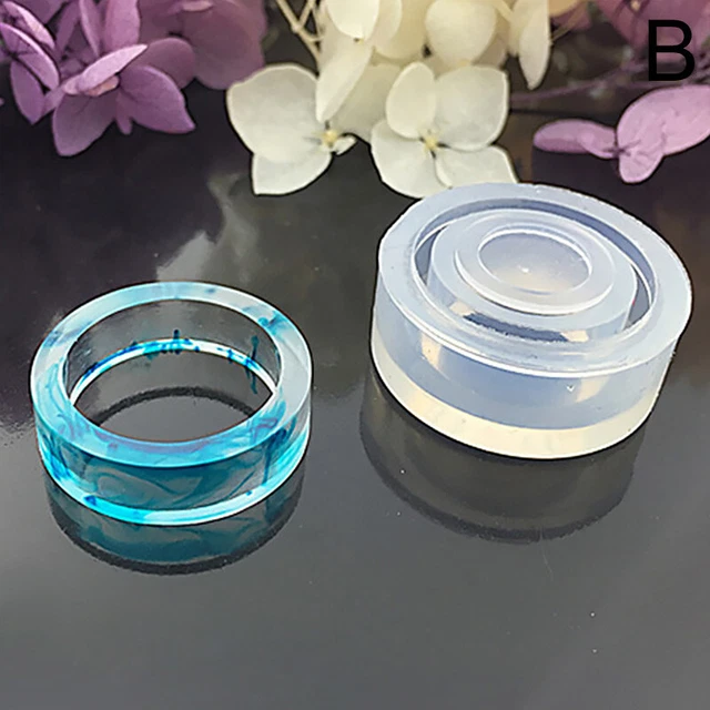 Zum Selbermachen Schmuck Ringe Silikon Form Kristall Anhänger Harz Form Handwerk Werkzeug 3