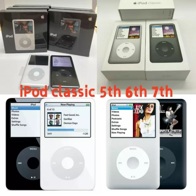 Used Apple iPod Classic 7th Generation 160GB Black -Looks Like New! 