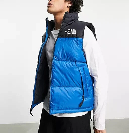 The North Face Scaldacuscino Gilet Uomo 1996 Retro Nuptse Puffer/Blu/Medio