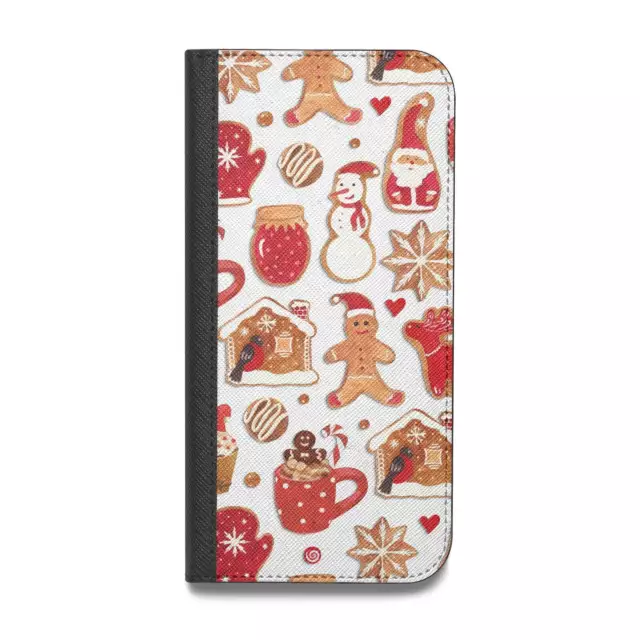 Christmas Baking Vegan Leather Flip iPhone Case for iPhone