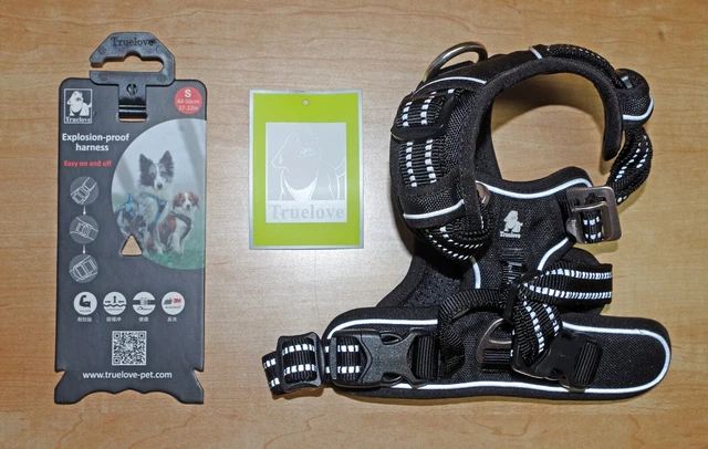 Truelove Chai's Choice Outdoor Dog / Pet Harness - Small, Black