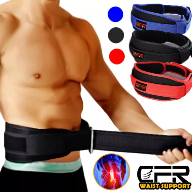 Adjustable Lumbar Support Lower Waist Back Belt Brace Pain Relief Men&Women Gym