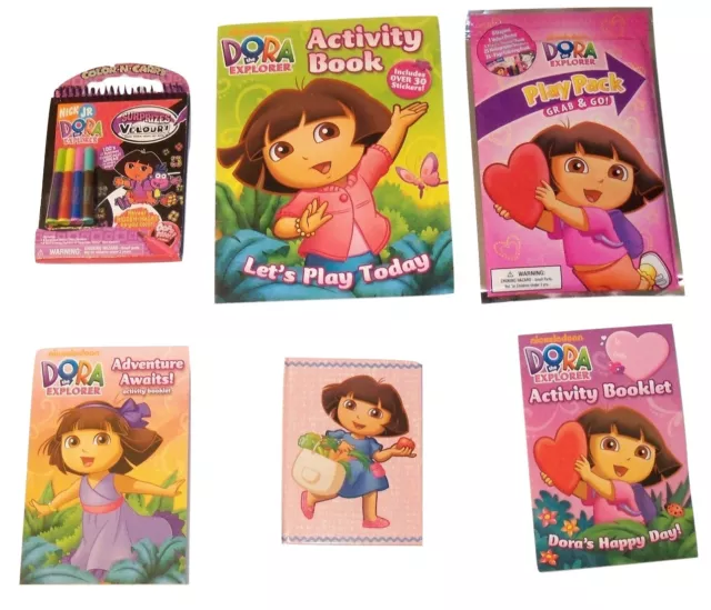 DORA THE EXPLORER Activity Gift Set ~ Love and Happiness (6 Items, 1 ...
