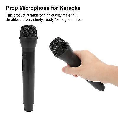 Microfono portatile finto prop portatile per canto - perfetto per spettacoli teatrali