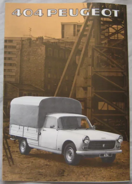 1978 Peugeot 404 Brochure