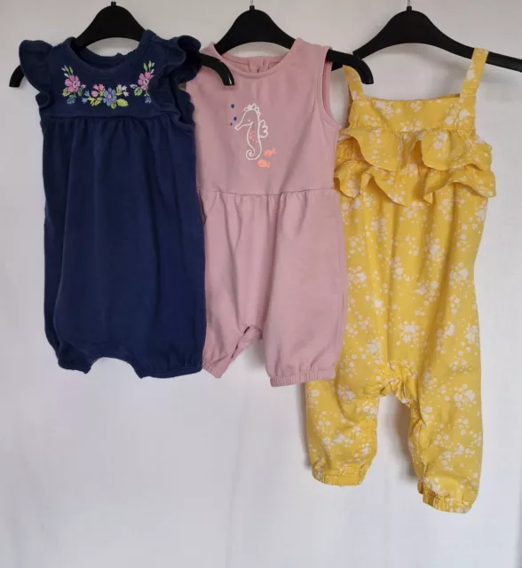 Baby Girls Summer Clothes Bundle Age 3-6 Months.Used.Perfect condition.