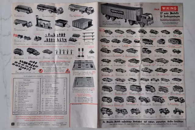 Wiking Katalog  1968