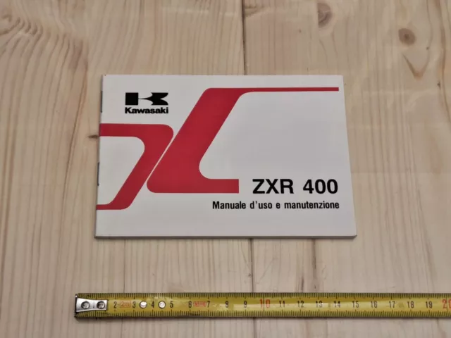 Kawasaki ZXR 400 manuale libretto uso e manutenzione originale Italiano