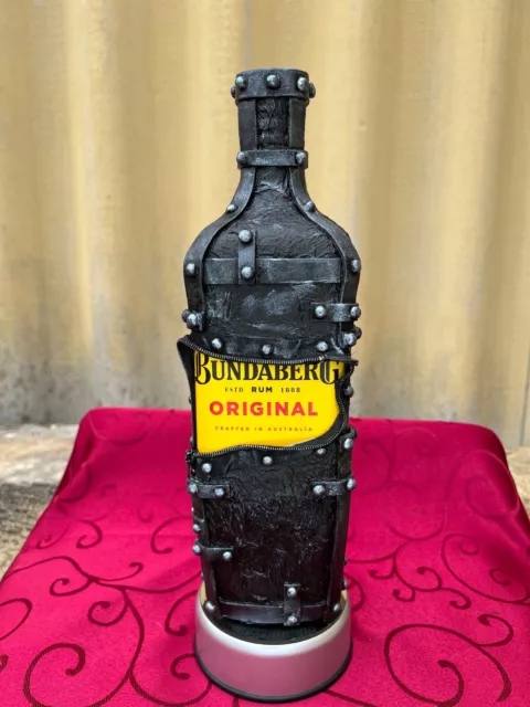 Bundaberg Rum Bottle Art Jim Beam Jack Daniels Man Cave Harley Davidson Alcohol