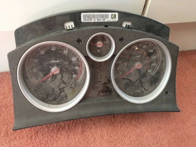 2005-2008 Vuxhall Astra Mk5 Speedometro Strumenti Quadro Orologio 13216703Qb