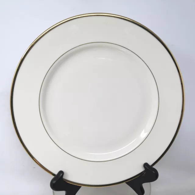 Lenox Mansfield 10 5/8” Dinner Plate Gold Trim Presidential Collection