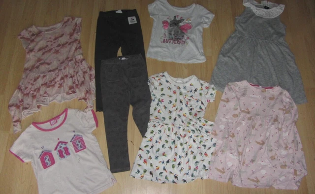 PACCHETTO VESTITI RAGAZZE 4-5 ANNI, top, leggings, abiti inc SUCCESSIVO, GAP, Zara