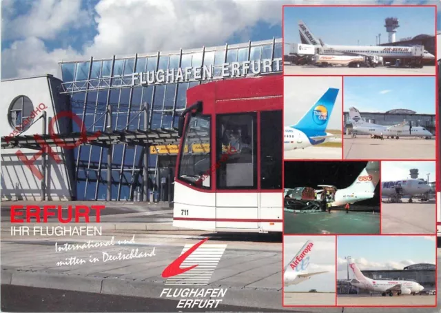 Picture Postcard>>FLUGHAFEN ERFURT, AIRPORT (MULTIVIEW)