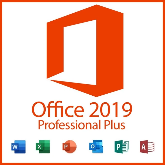 MICROSOFT OFFICE 2019 Professional Plus Software E-Mail Versand Pro MS ...