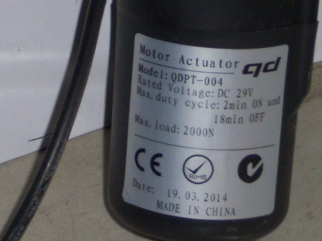 Actuador de silla eléctrica QD QDPT-004 29 voltios CC