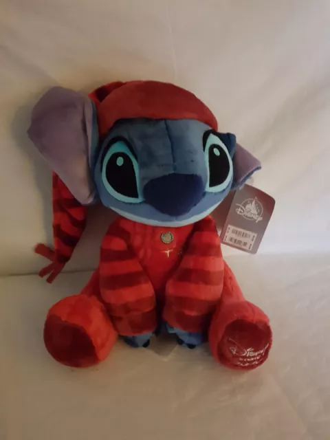 disney store stitch holiday cheer medium soft toy 2020 new with tags(db3)