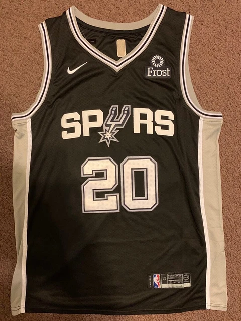 Maglia Canotta basket NBA Manu Ginobili #20 San Antonio Spurs