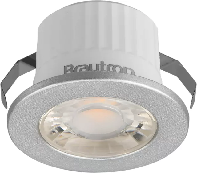 LED Einbauspot Minispot 3 Watt | 240 Lumen | silber | IP54 | kaltweiß (6500 K)