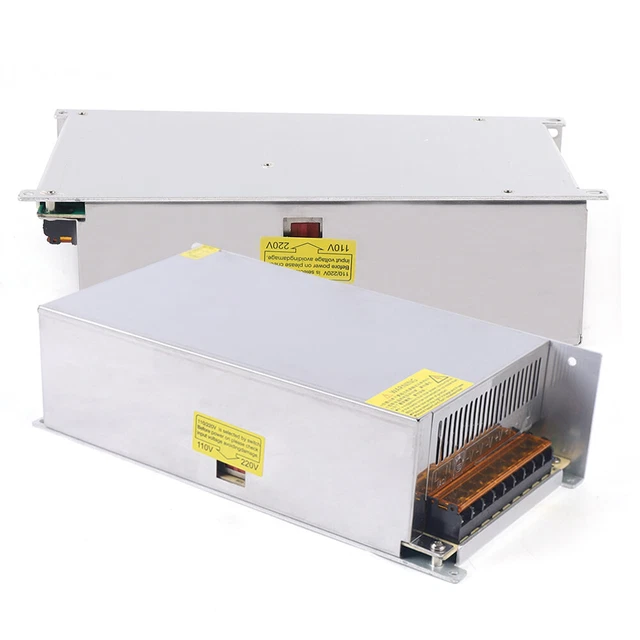 AC 110V 220V to DC 12V Volt 50A Switch-Mode Power Supply For LED Strip Light
