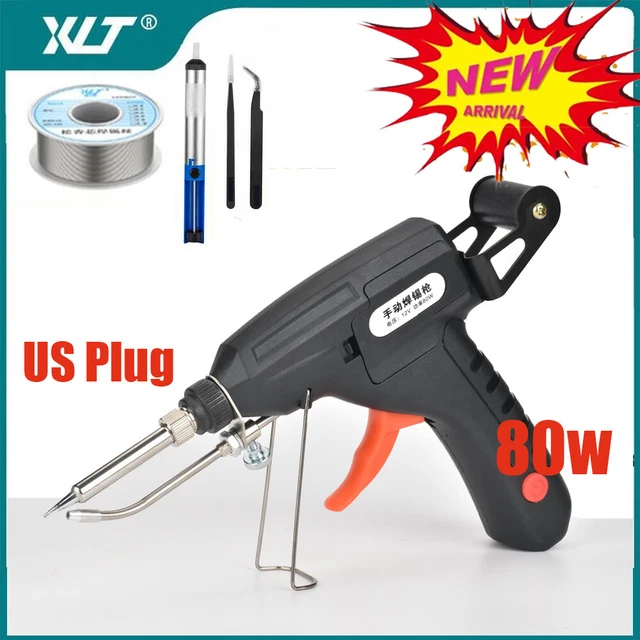 Automatic Electric Soldering Iron Gun Station Solder Tweezers Welding Tool Kit