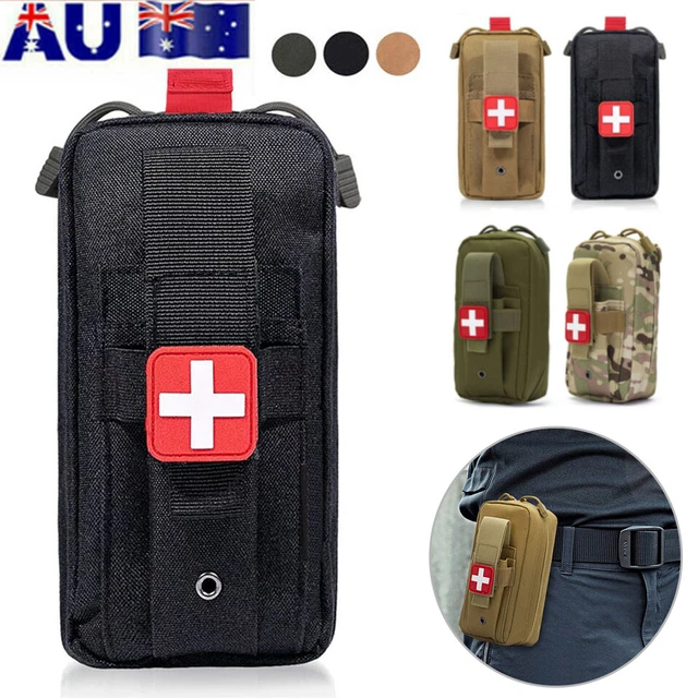 Camping Survival First Aid Kit Bag Military Tactical Holster Waist Bag Emergency