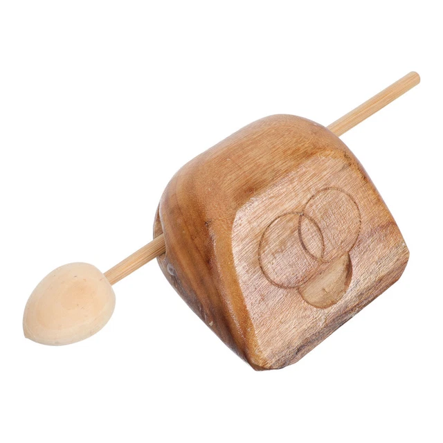 Pesce in legno giocattolo attrezzi strumento a percussione in legno bambino