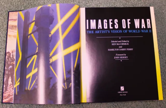 IMAGES OF WAR-The Art's Vision of WWII by Ken McCormick & Hamilton Perry 1ST/1ST 2