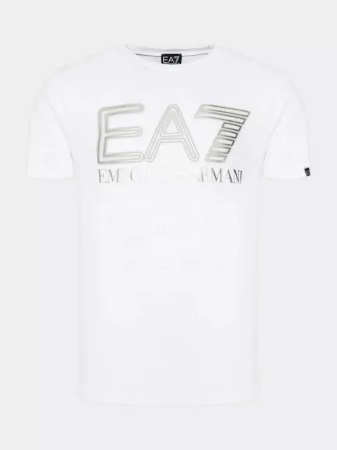 Emporio Armani EA7 magliette t-shirt uomo girocollo con logo grande al petto