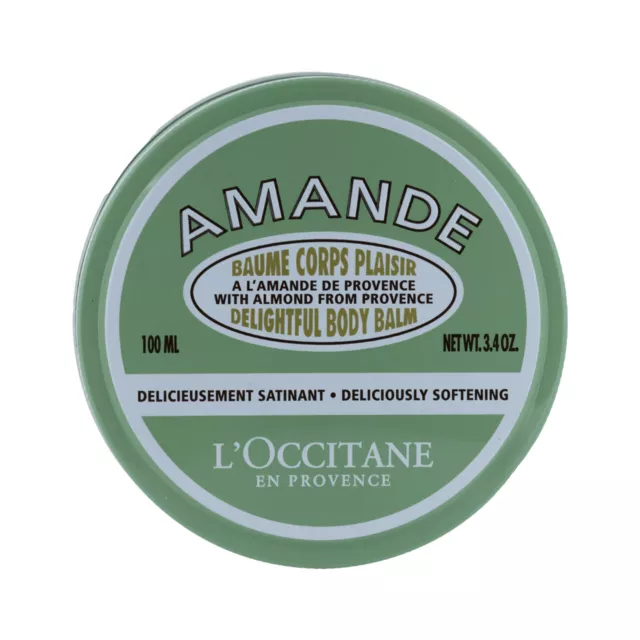 L'Occitane 100ml Amande Delightful Nourishing Body Balm Softening Body Butter