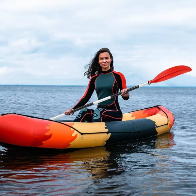 Doppelpaddel Paddle Stechpaddel Für Kayak SUP Stand-Up Board Ruder Kanu 220cm DE