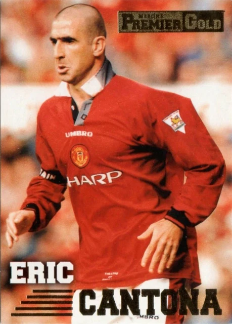 Carte Panini Football 1992 - Eric Cantona - Manchester United - N°199