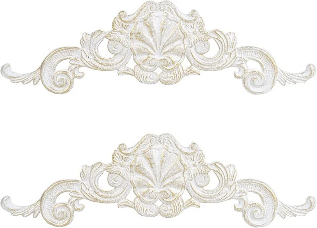 Sungmor Cast Iron Wall Plaque Decor Victorian Style Fleur De Lis Design Wall Art