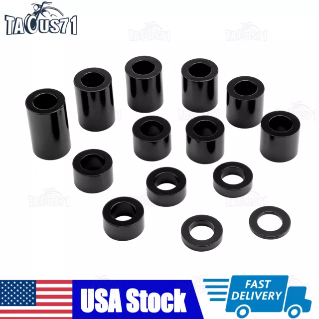 13x Wheel Axle Spacers Kit ID-3/4" -OD-1-1/4" For Harley Touring Dyna Softail